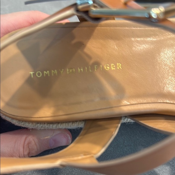 Tommy Hilfiger Brown and White Espadrilles with Adjustable Buckle - Picture 2 of 6